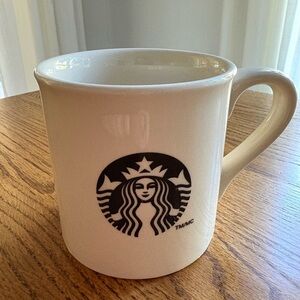 Starbucks 2013 Cream Mug with Black Logo